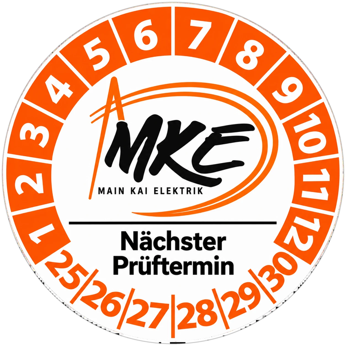 MKE Prüfplakette mit nächstem Prüftermin